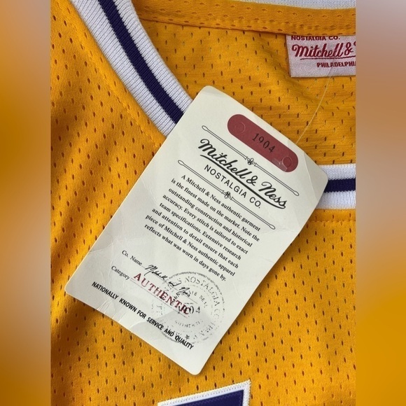 Magic Johnson Los Angeles Lakers Mitchell & Ness 1984-85 Hardwood Classic Jersey - Picture 7 of 10